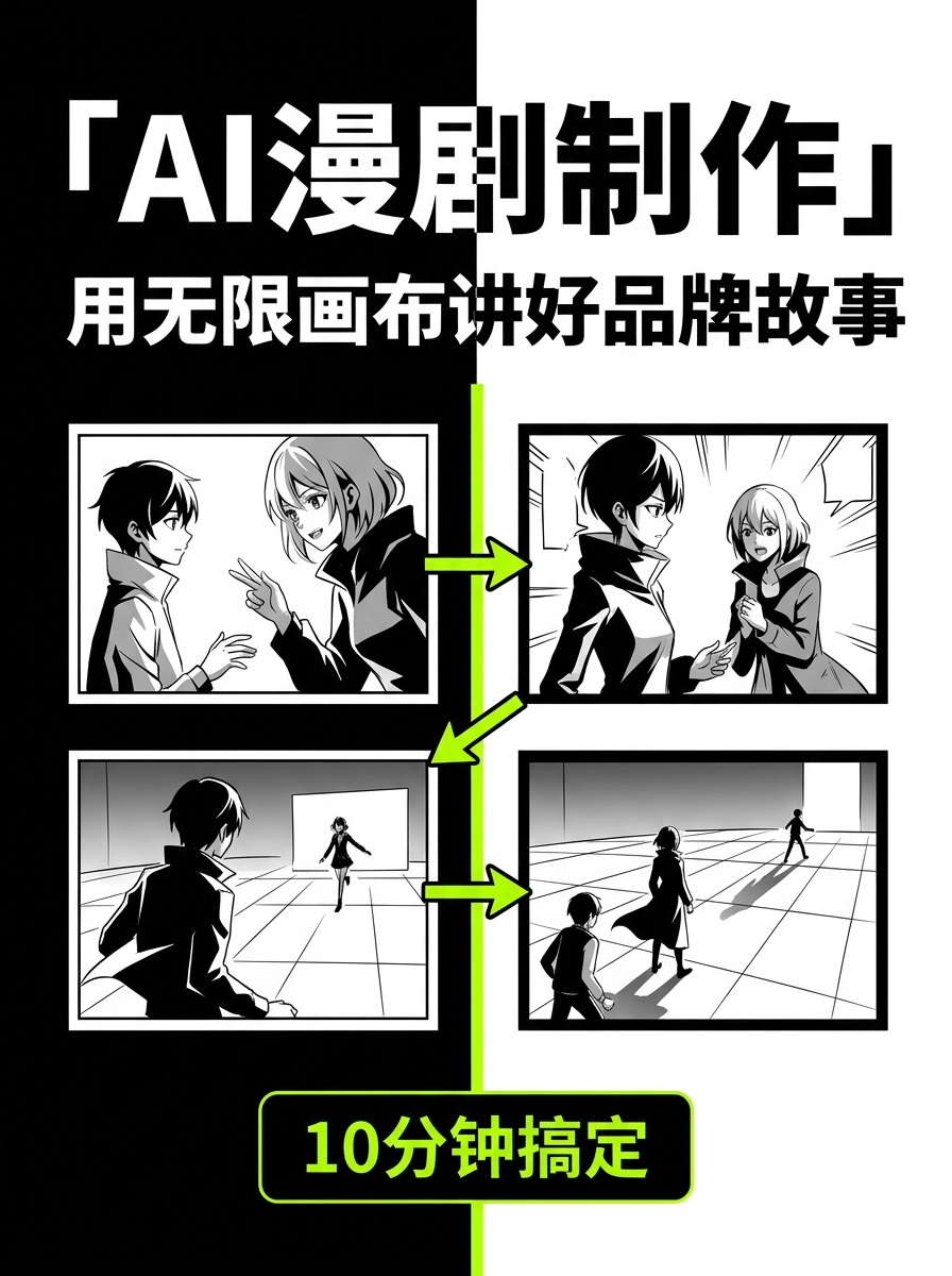 AI漫剧制作:用无限画布讲好品牌故事(黑科技玩法)